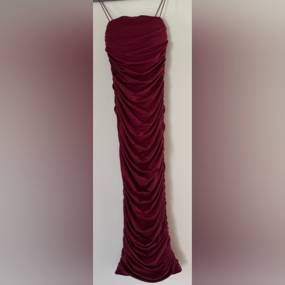 Dark Burgundy Oh Polly Dress